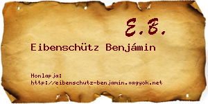 Eibenschütz Benjámin névjegykártya